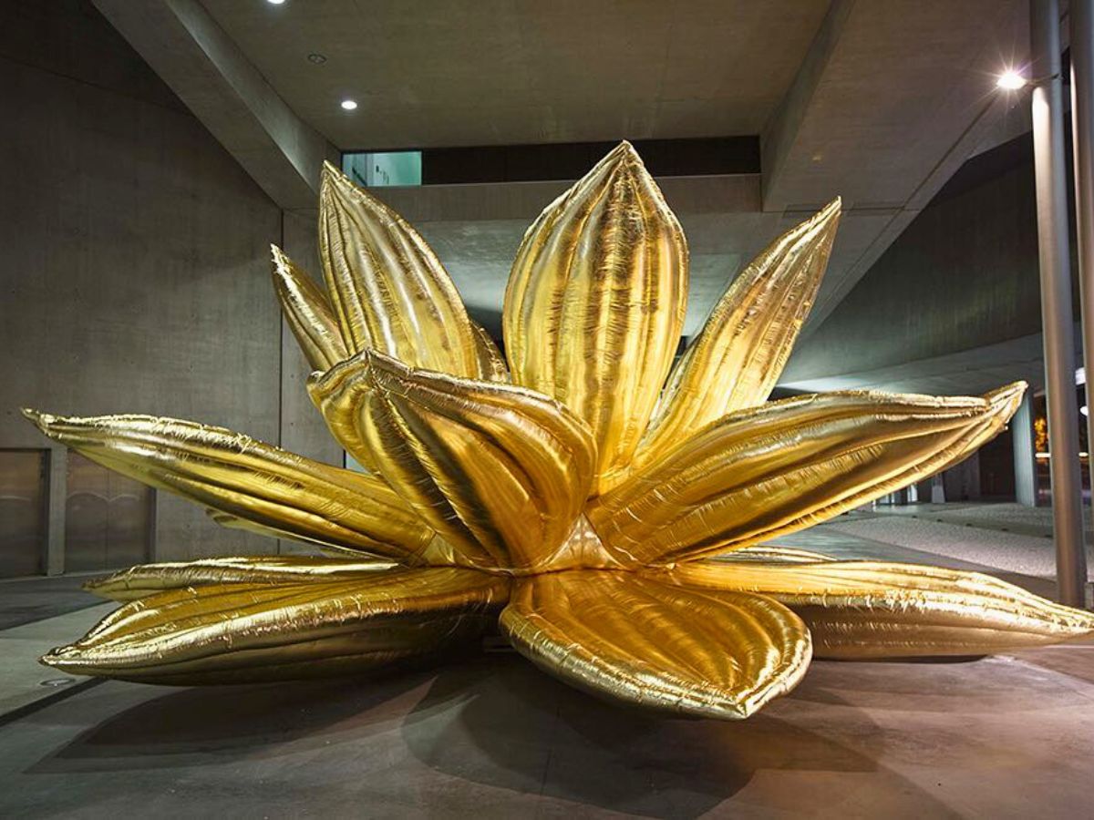 Choi Jeong-Hwas Golden Lotus in MAXXI Museum