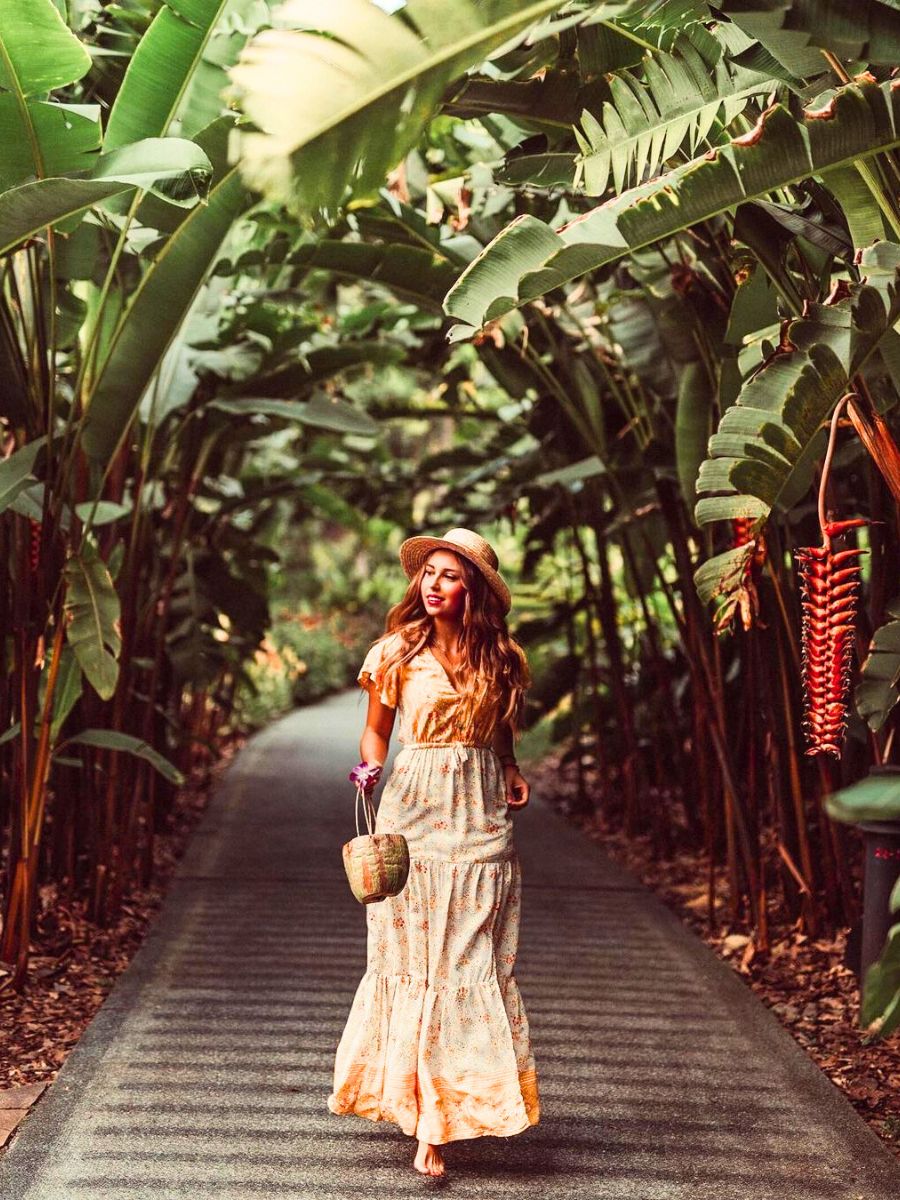 Visitor at Singapore Botanic Gardens