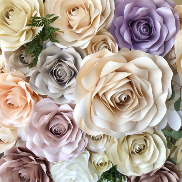 Insta-Worthy Paper Flower Walls to Swoon Over - new york paper flowers - paper flower wall close up - article on thursd