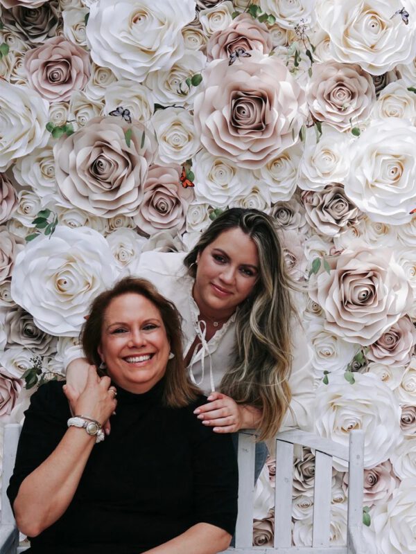 Insta-Worthy Paper Flower Walls to Swoon Over - new york paper flowers - mother and daughter - article on thursd