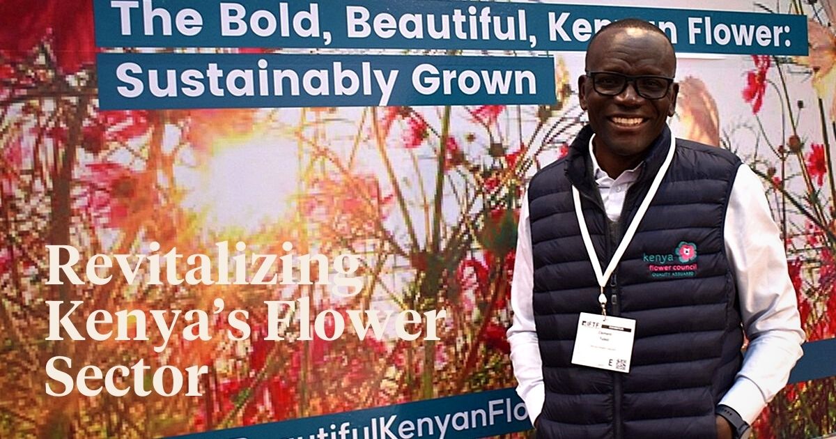 Clement Tulezi, the CEO of the Kenya Flower Council
