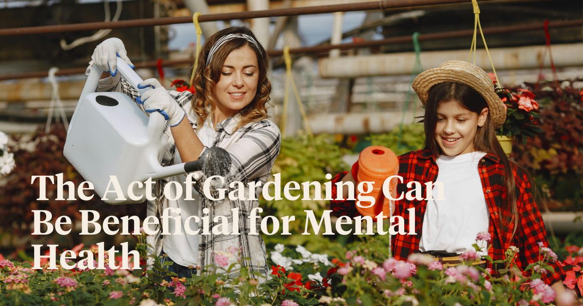 Health Benefit of gardening