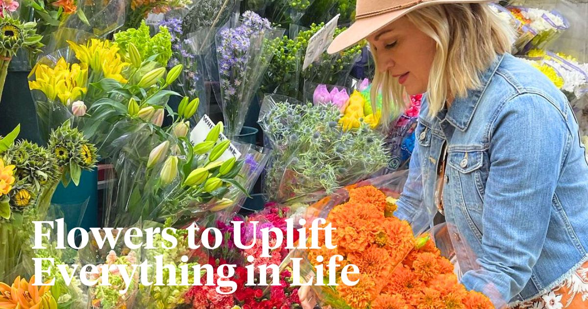 Buying flowers as an act of self-care
