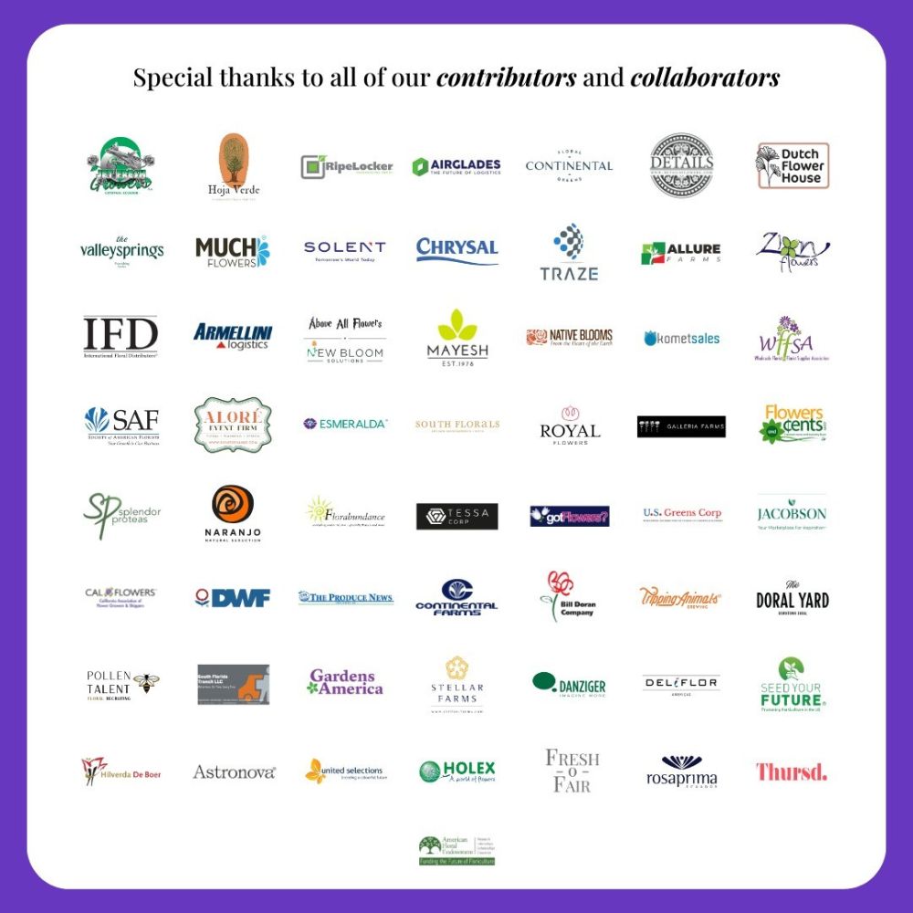 Contributors and Collaborators for The Bloom Together Event