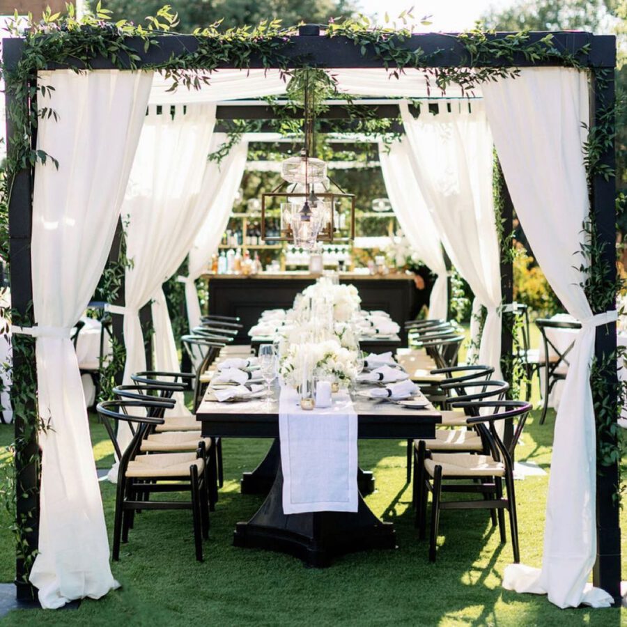 5 Timeless Wedding Color Palettes Black and White Wedding