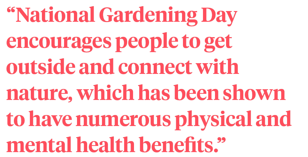 National Gardening Day quote