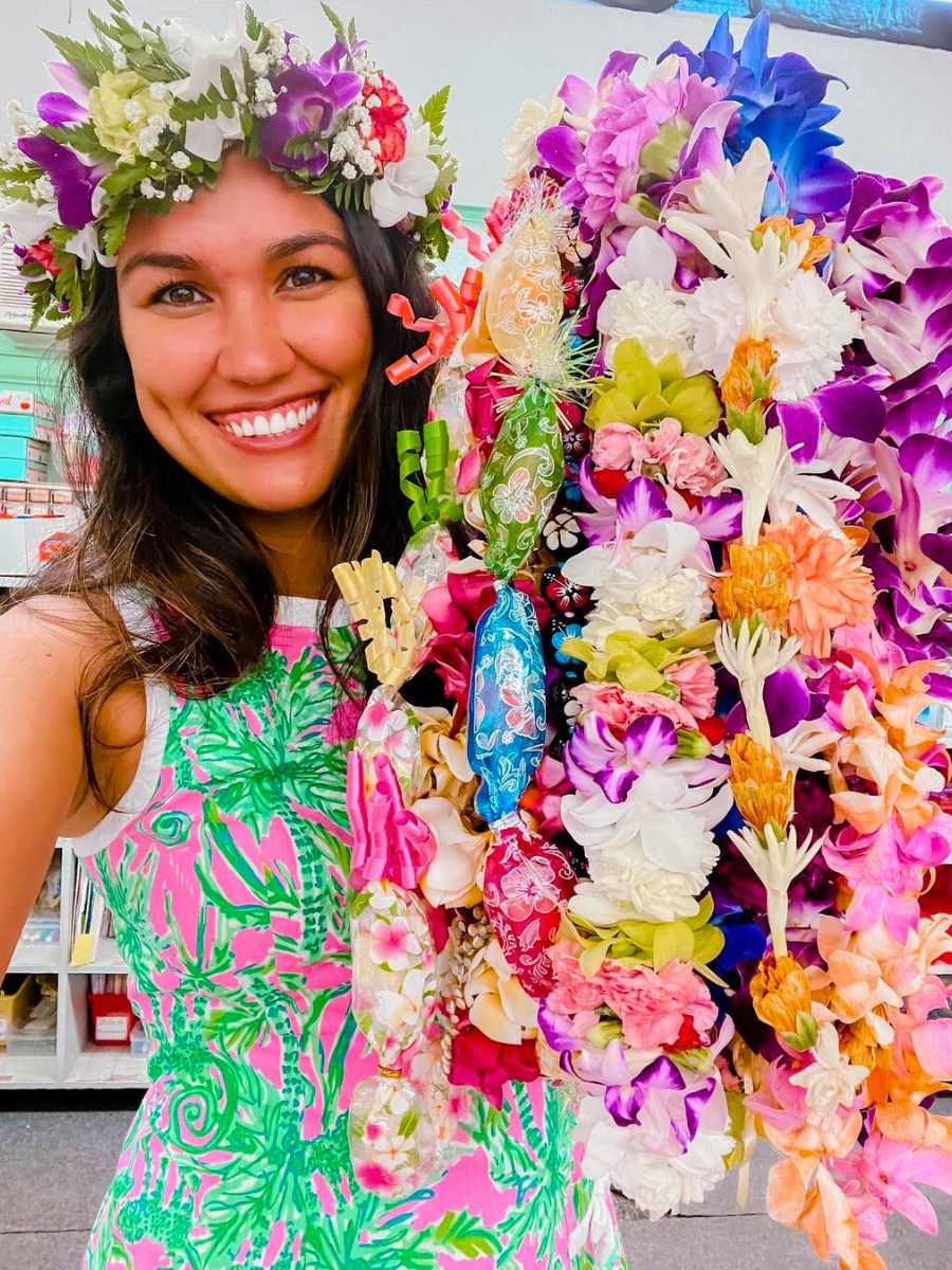 Lei day flower creations
