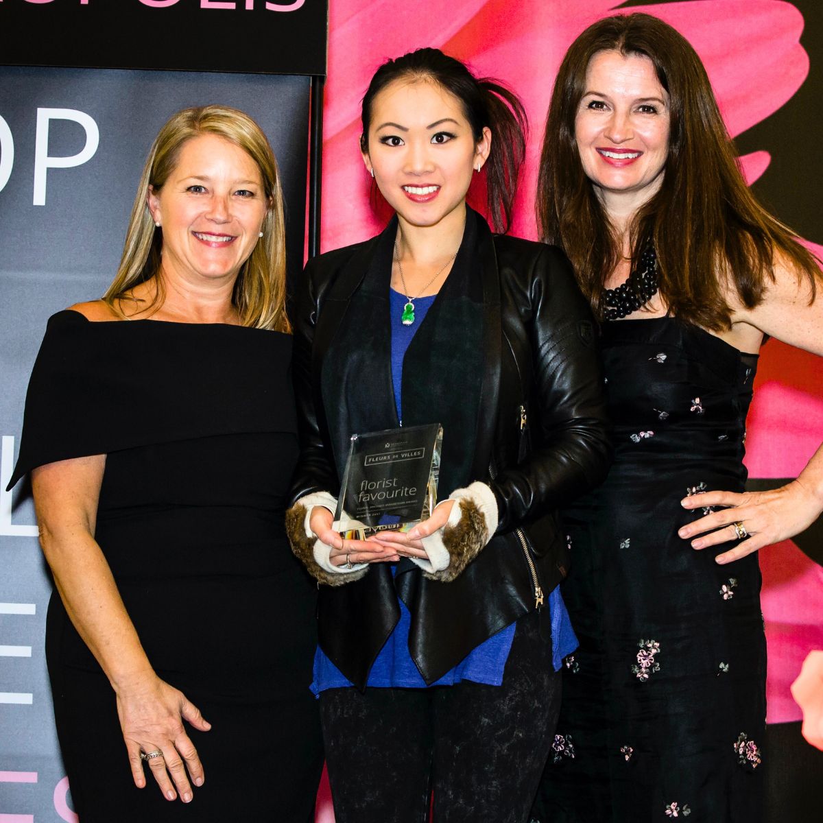 Karen Marshall with Tina Barkley and Natalie Kung