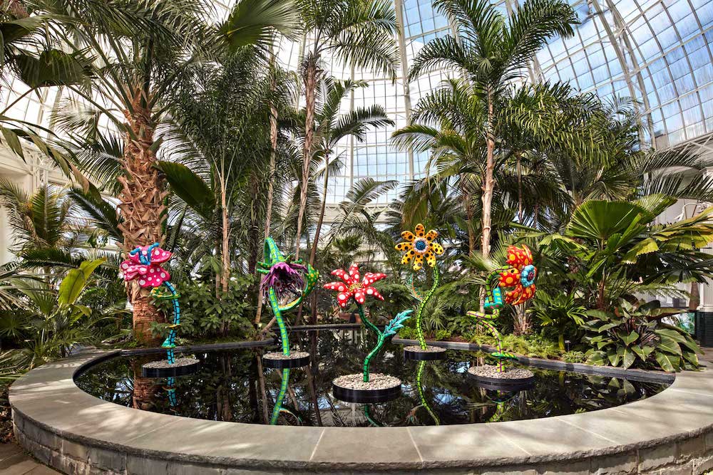 Experience Yayoi Kusama’s Profound Connection With Nature Plant Inspired Sculptures