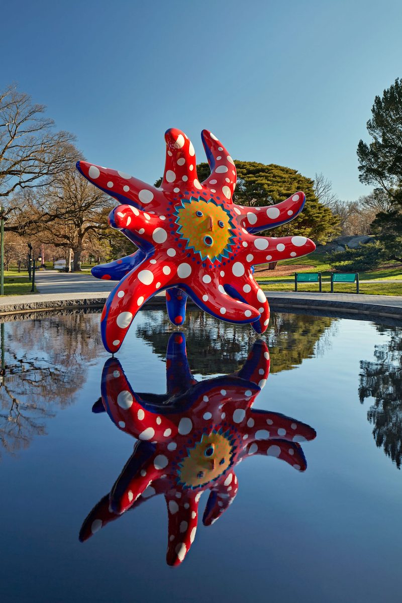 Experience Yayoi Kusama’s Profound Connection With Nature Flower Sculpture