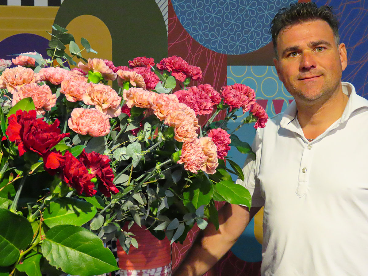 Arnoud Vooijs from Divine Flowers at Keukenhof