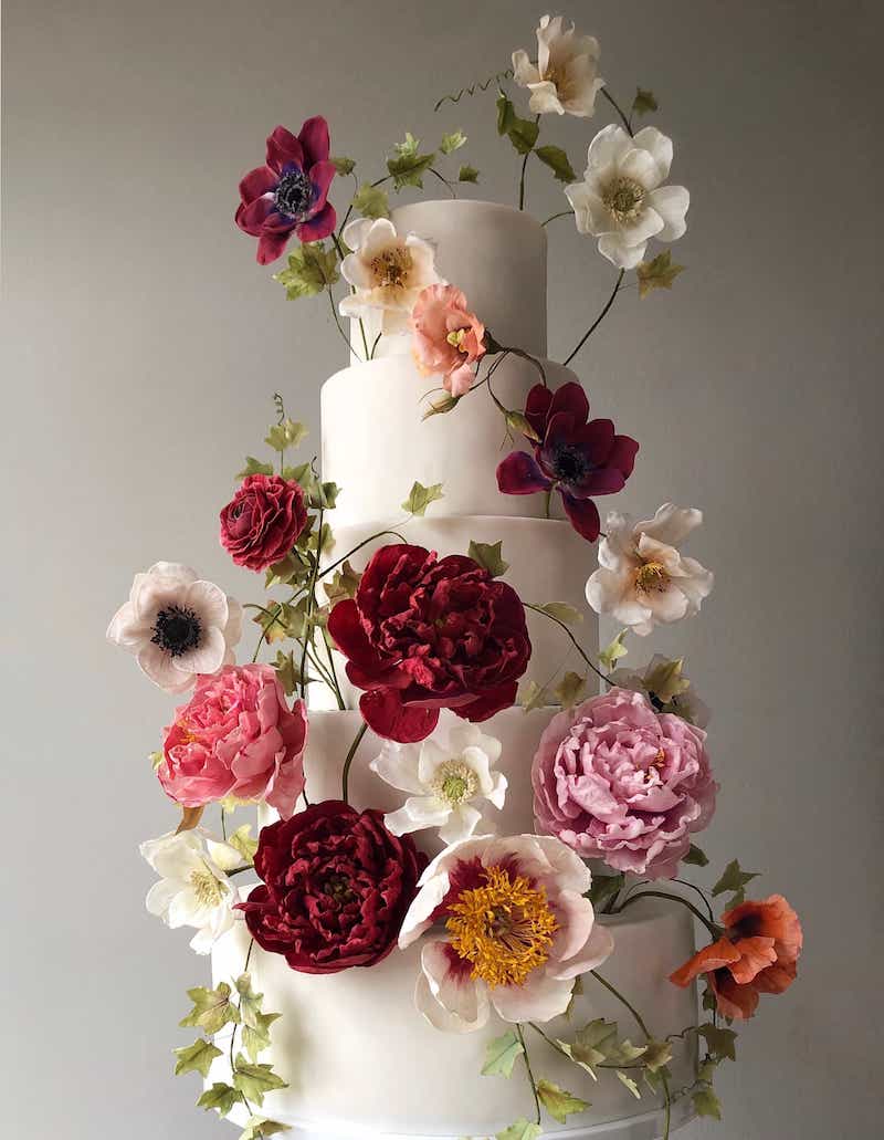 The Edible Art From Cake Atelier Amsterdam Floral Cake