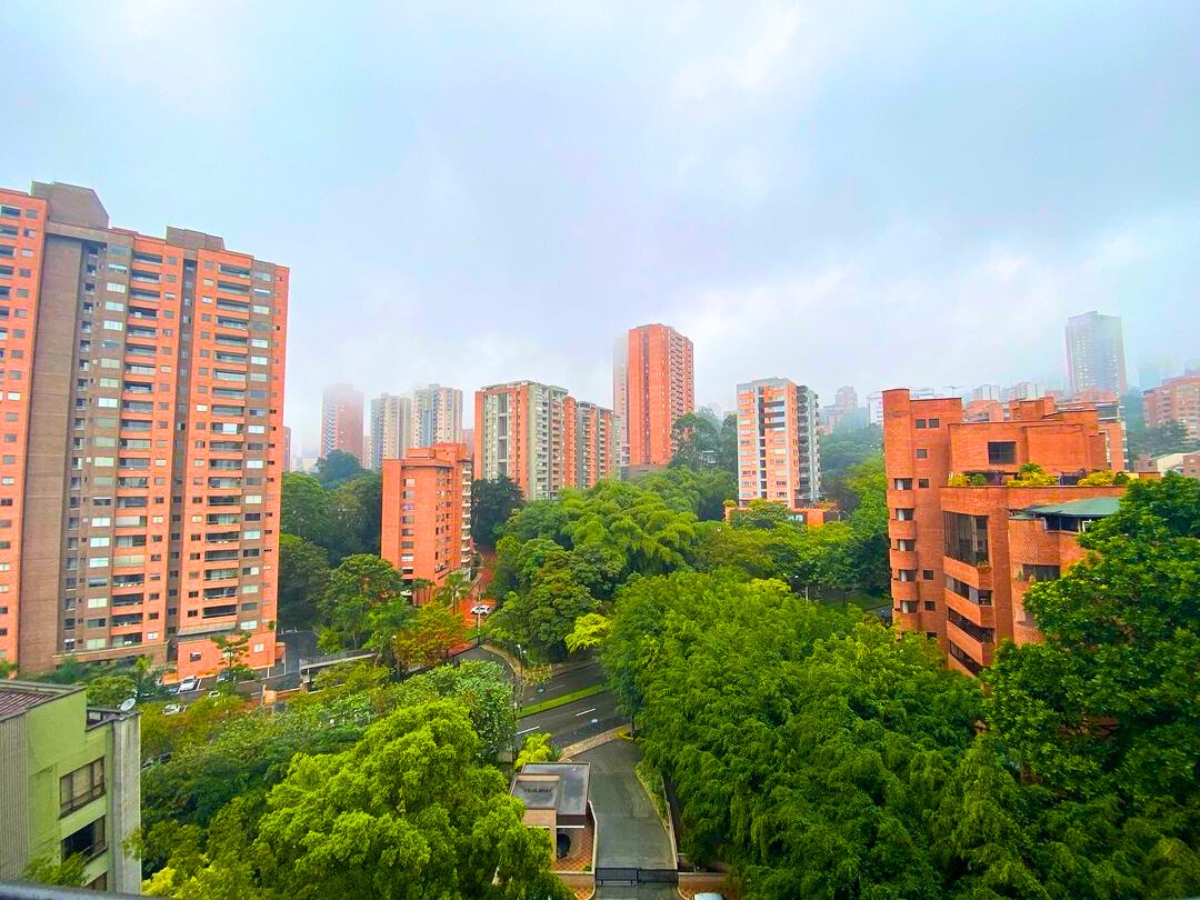 Medellin city in Colombia with greenery