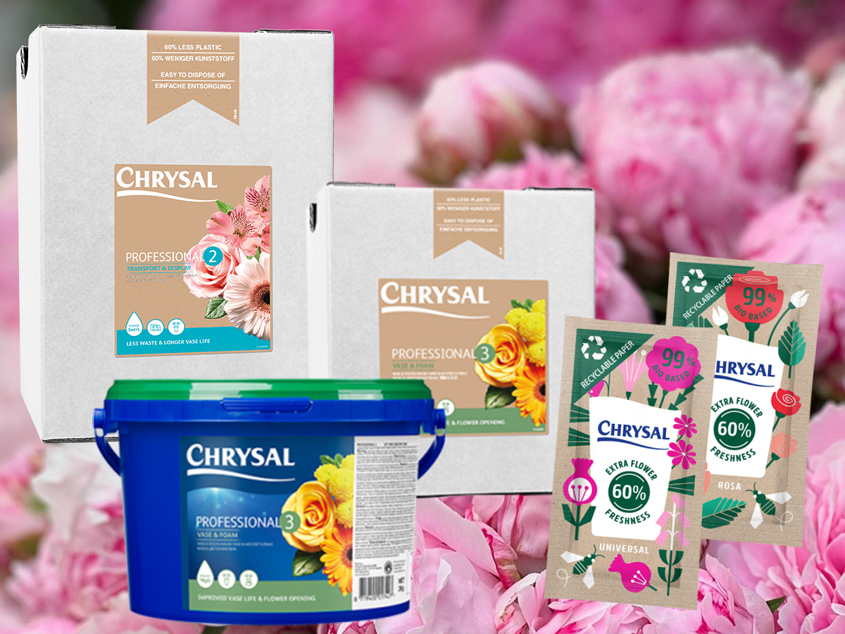 Chrysal solutions for peony florists and consumers