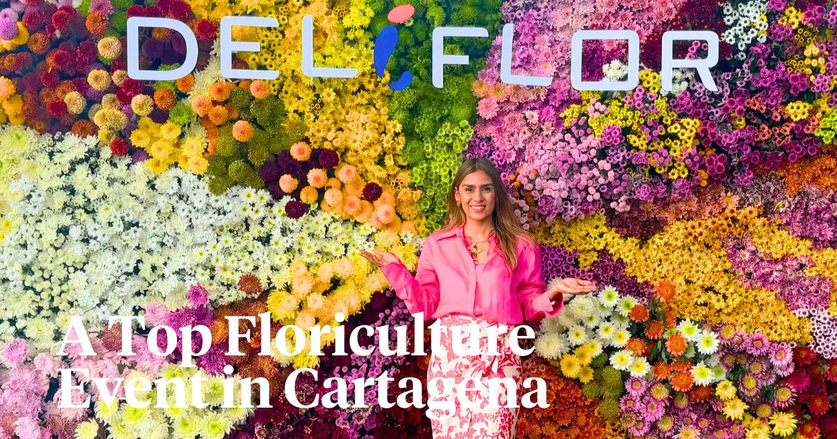 Flower wall for Deliflor