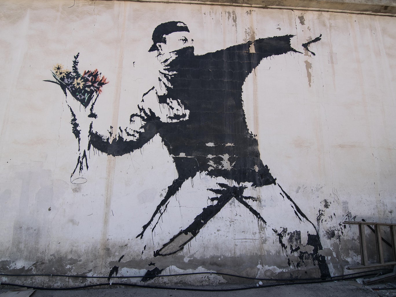 Banksy Rage The Flower Thrower
