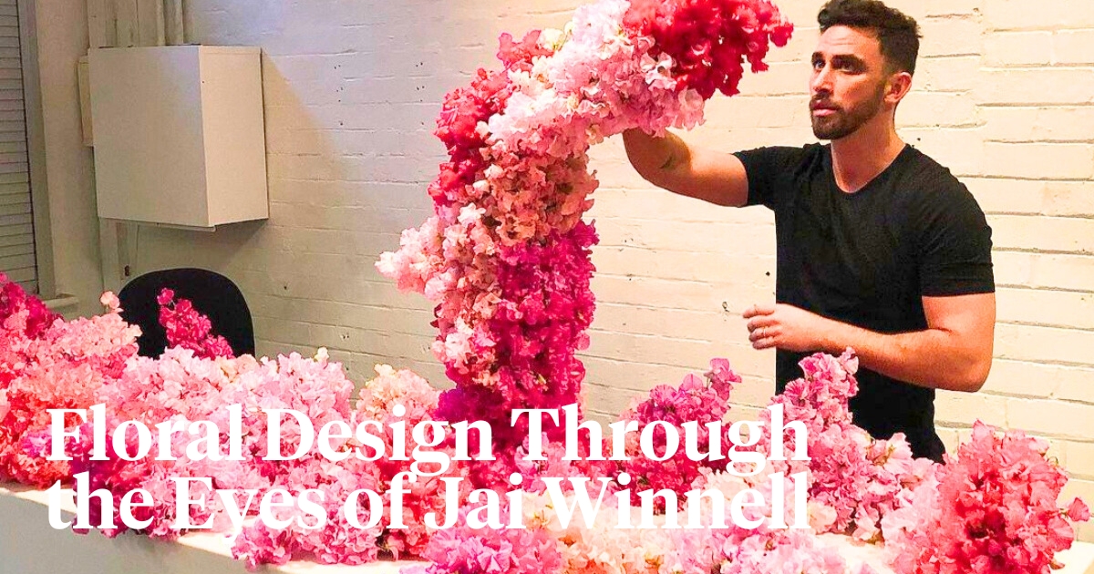 Australian floral designer Jai Winnell of Hermetica Flowers