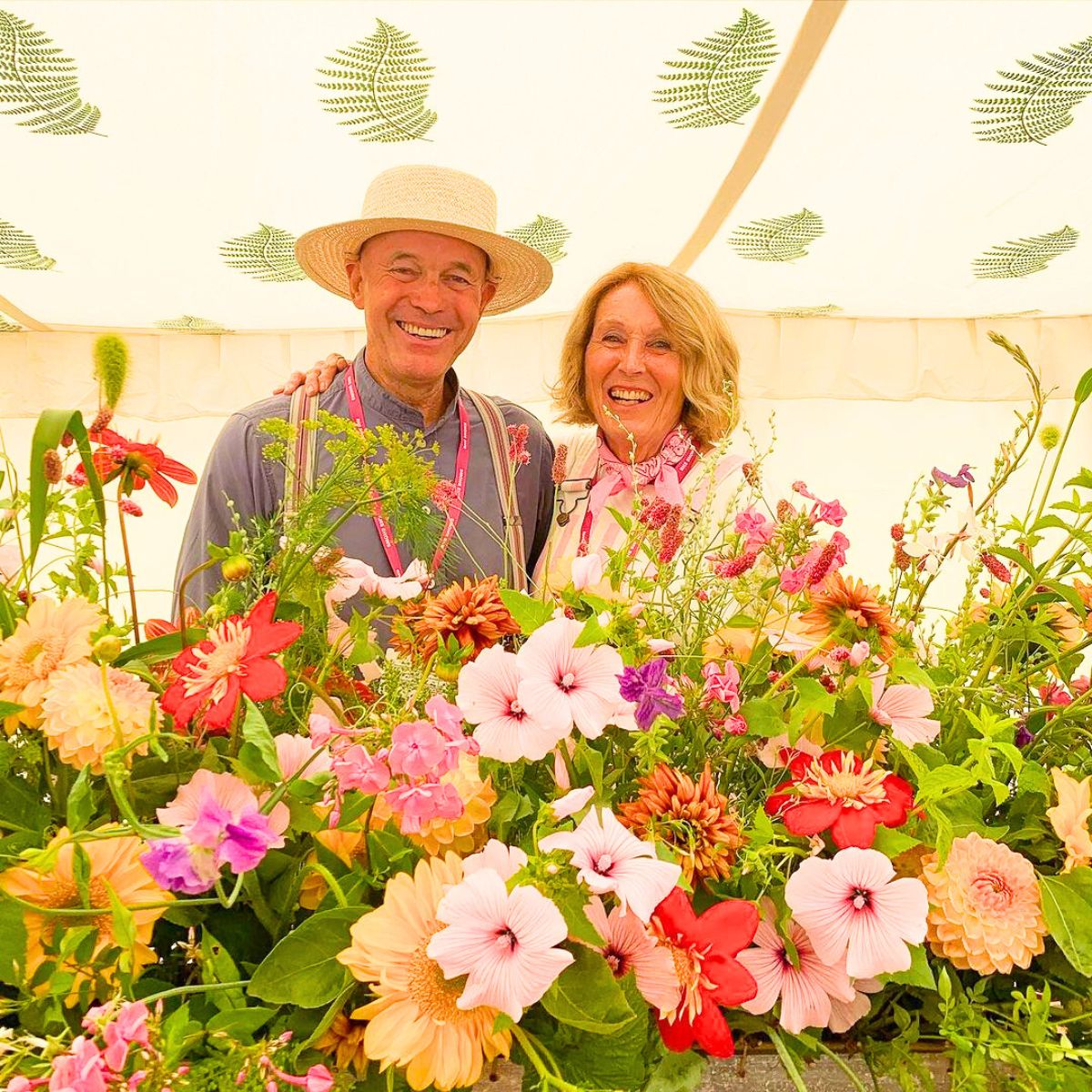Eileen and Tim of Tinshed Flower Farm