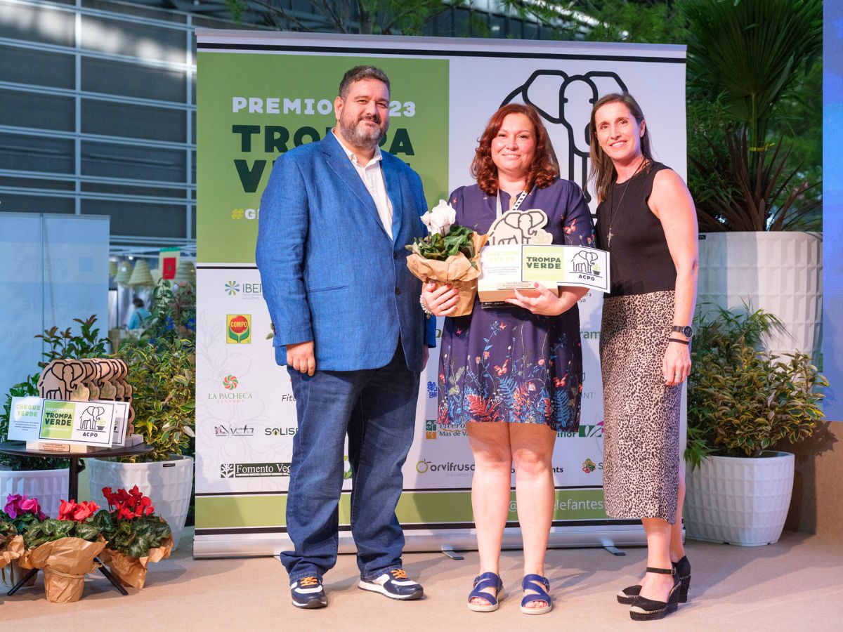 Trompa Verde award at Iberflora