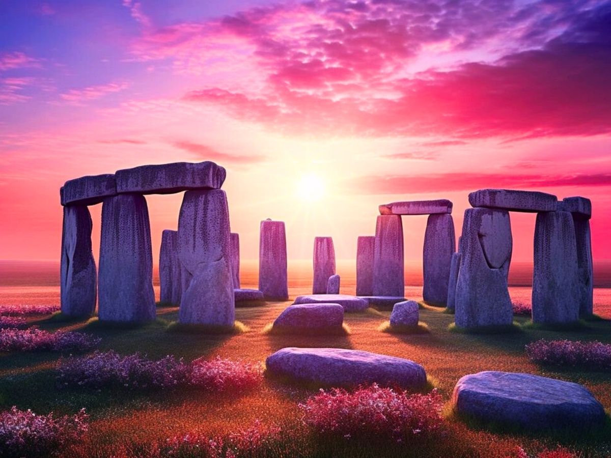 Stonehenge during summer solstice