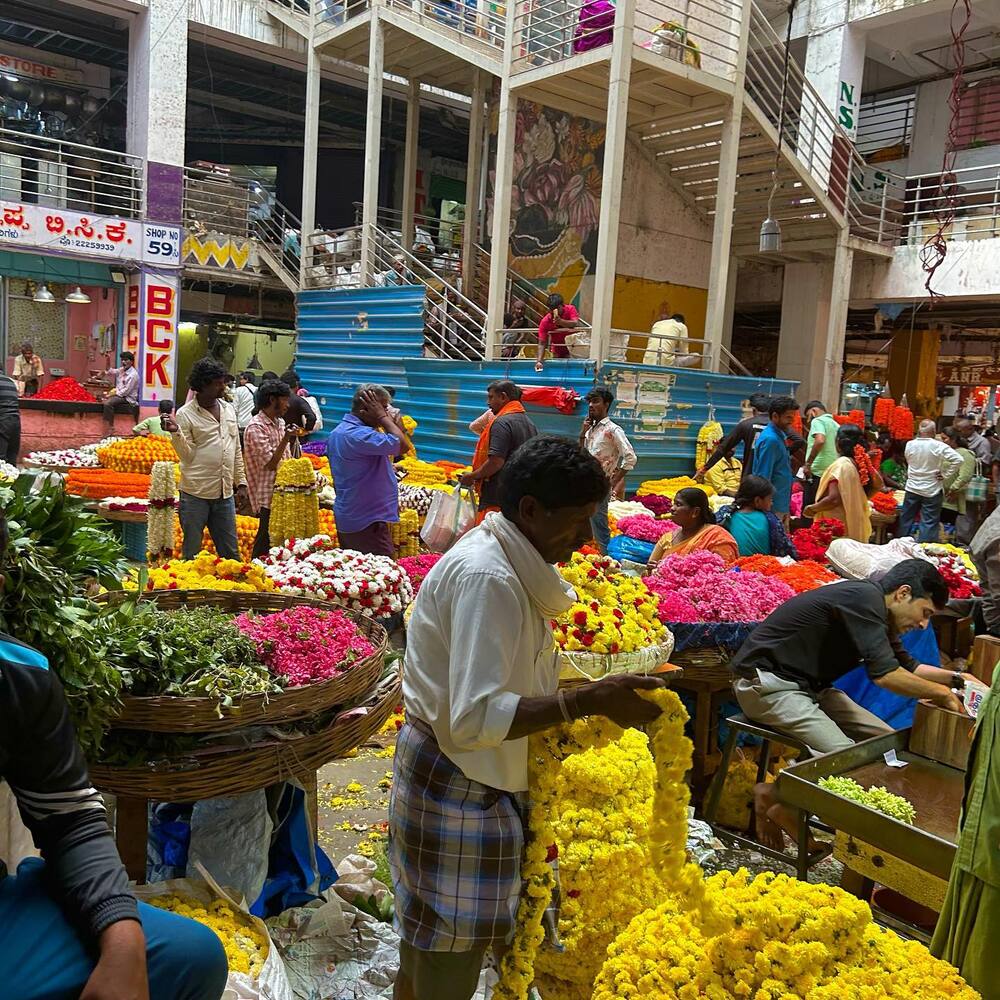 Exploring the Bangalore Flower Market