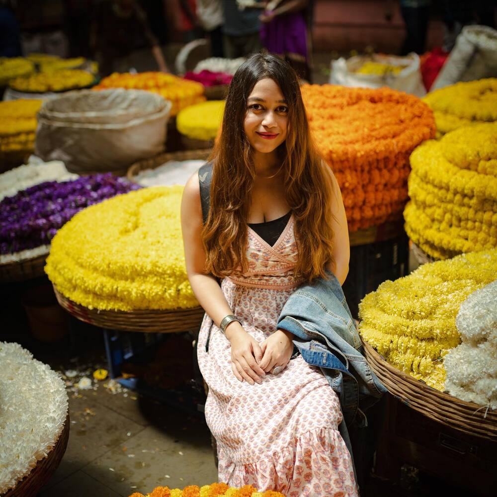 Retial Flower market in Bangalore