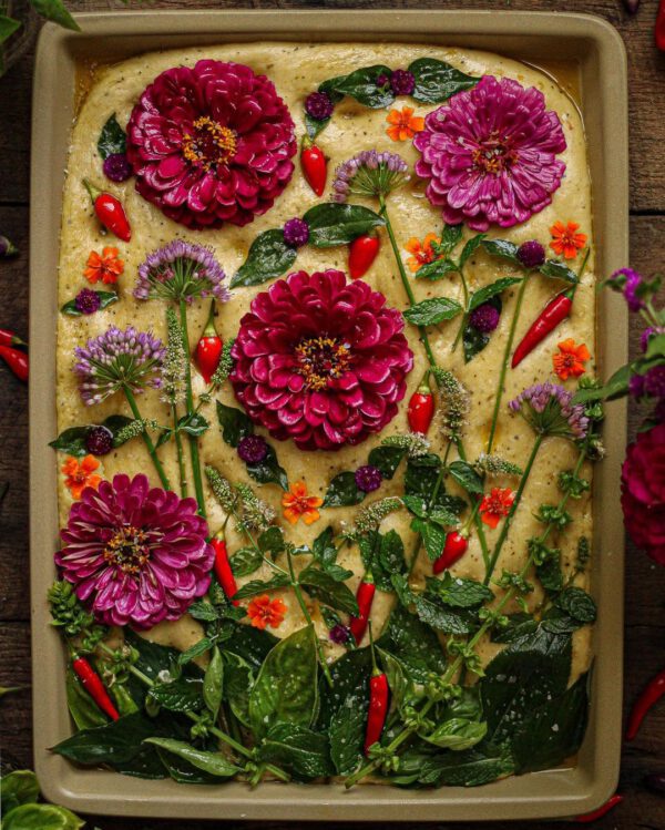 Flower Focaccia Is the Prettiest (and Tastiest) Food Trend Focaccia Art