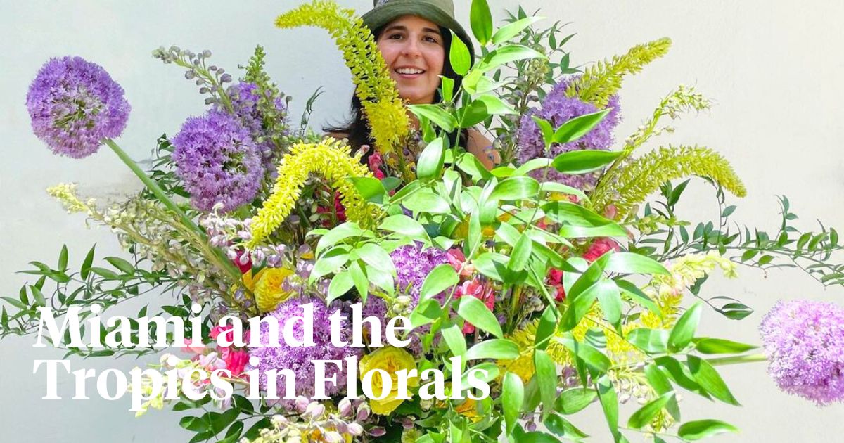 Floral designer Elizabeth Jaime of Calma
