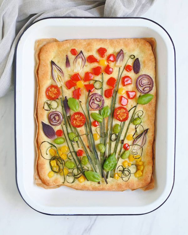 Flower Focaccia Is the Prettiest (and Tastiest) Food Trend Bread Art