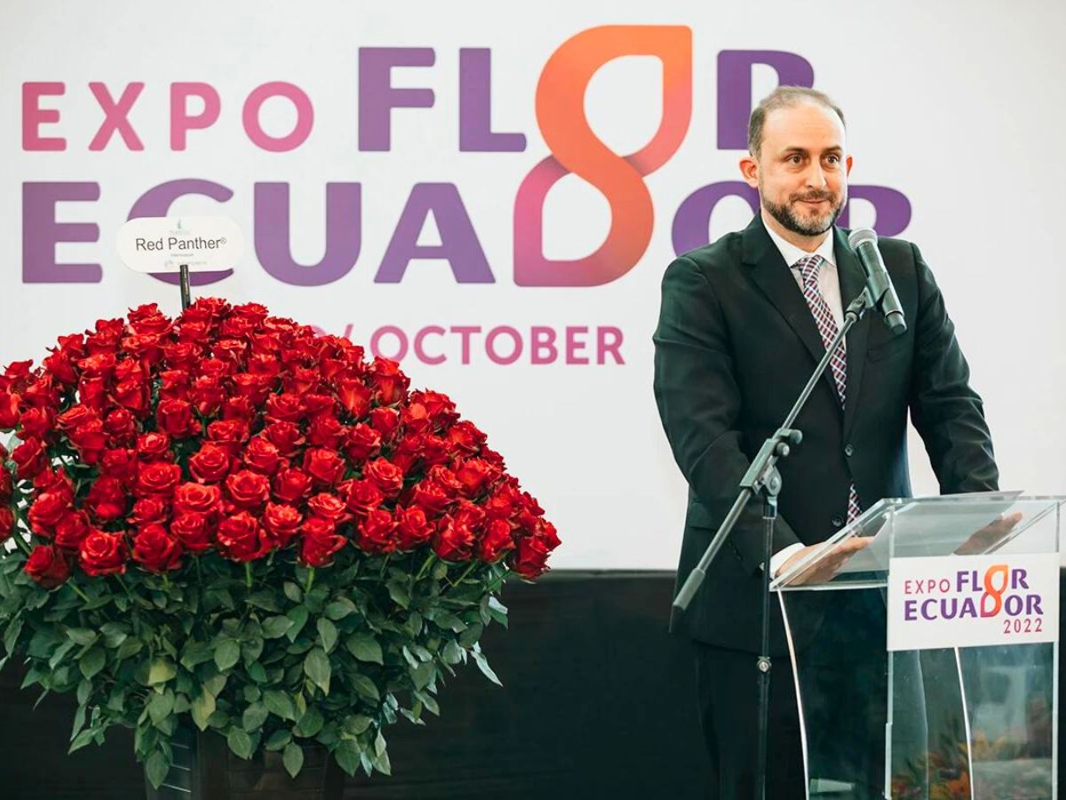 President of Expo Flor Alejandro Martinez