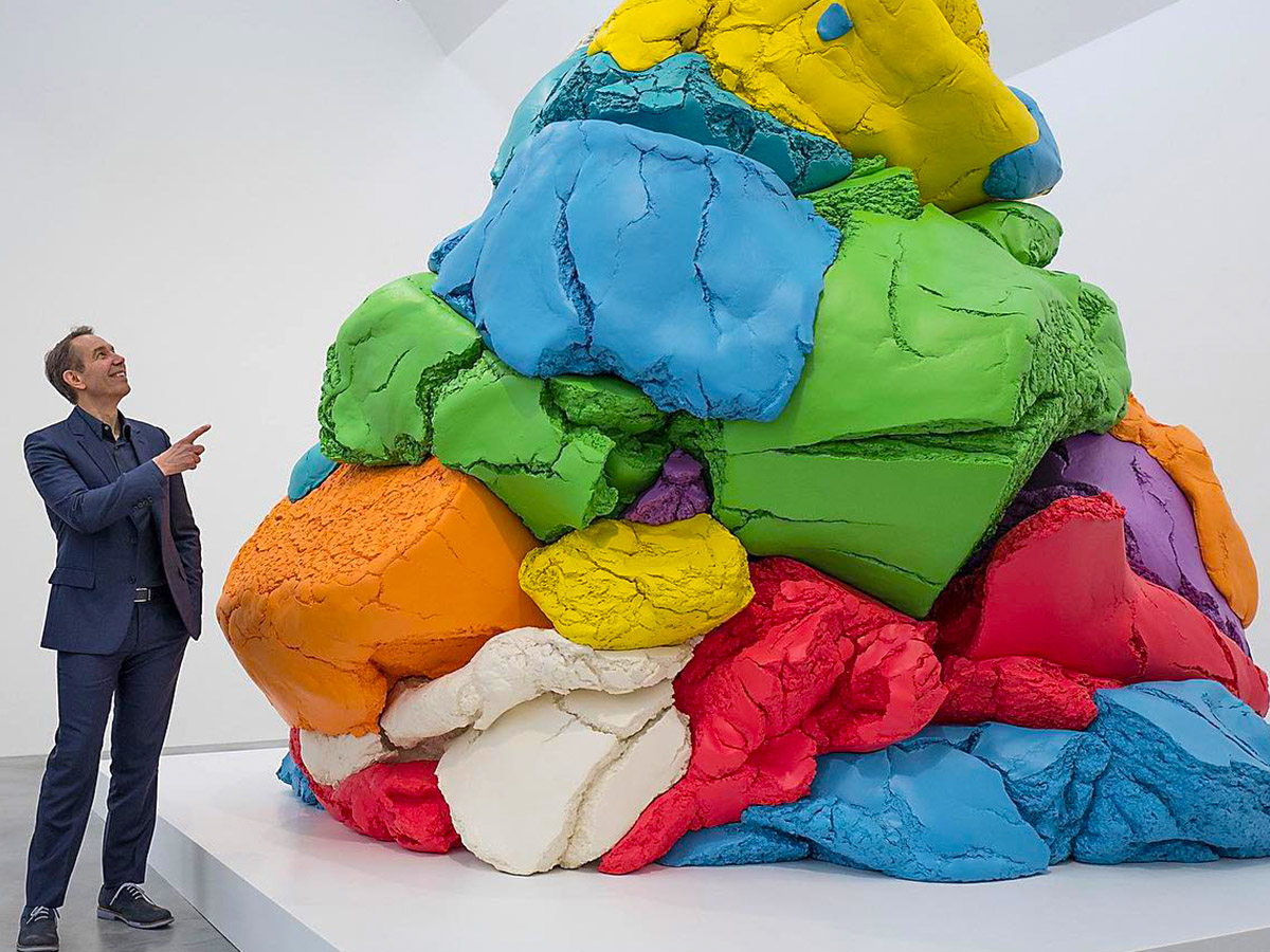 Jeff Koons and his creation 'Play-Doh