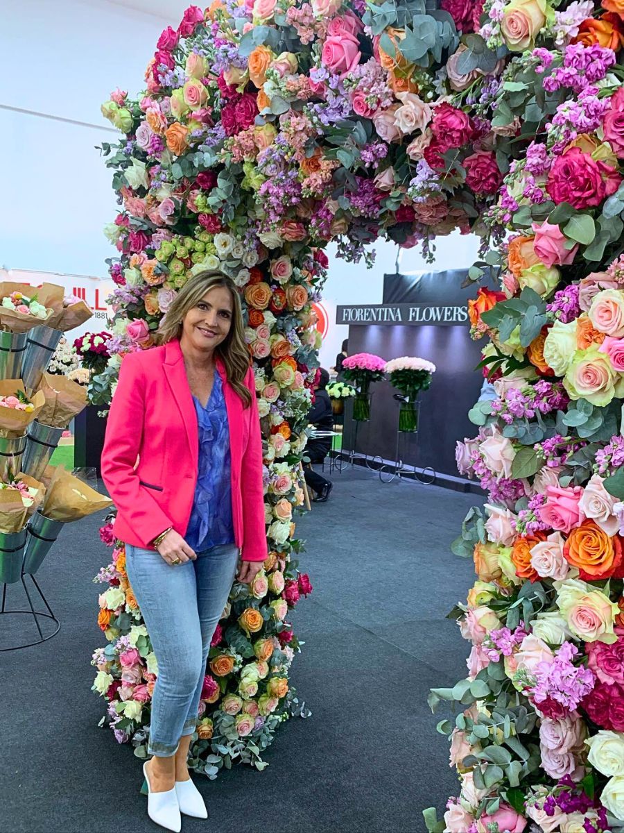 Floral settings at the Expo Flor Ecuador