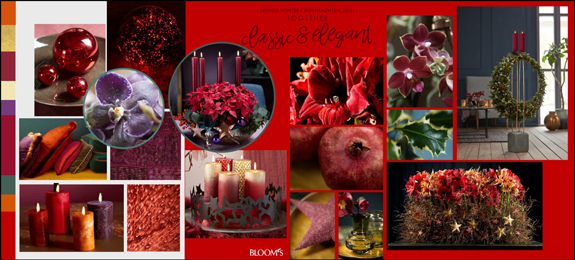 Timeless Holidays With BLOOM's Christmas Trend 'Classic & Elegant' Color Palette