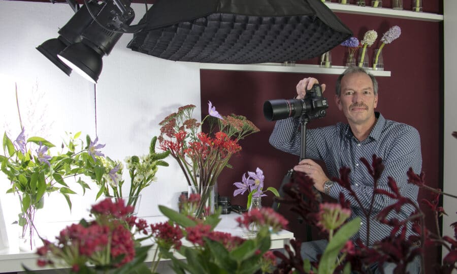 Paul Heijmink in his studio