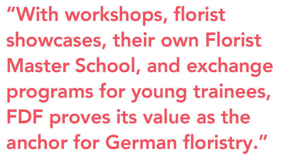 FDF Role for German floristry quote