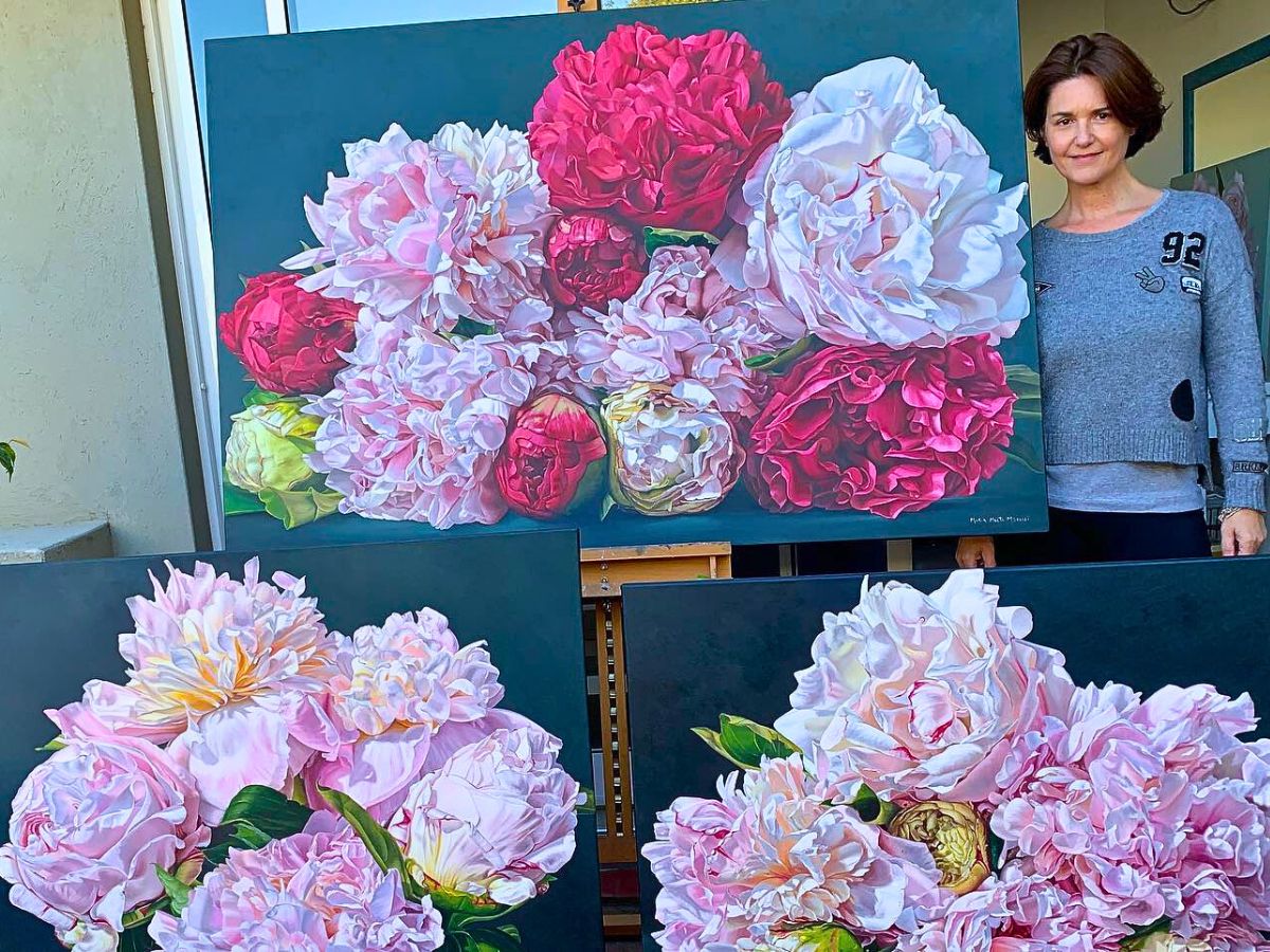 Maria Marta Morelli and Her Fascination With Bringing Flowers Like Peonies to Life on Canvas