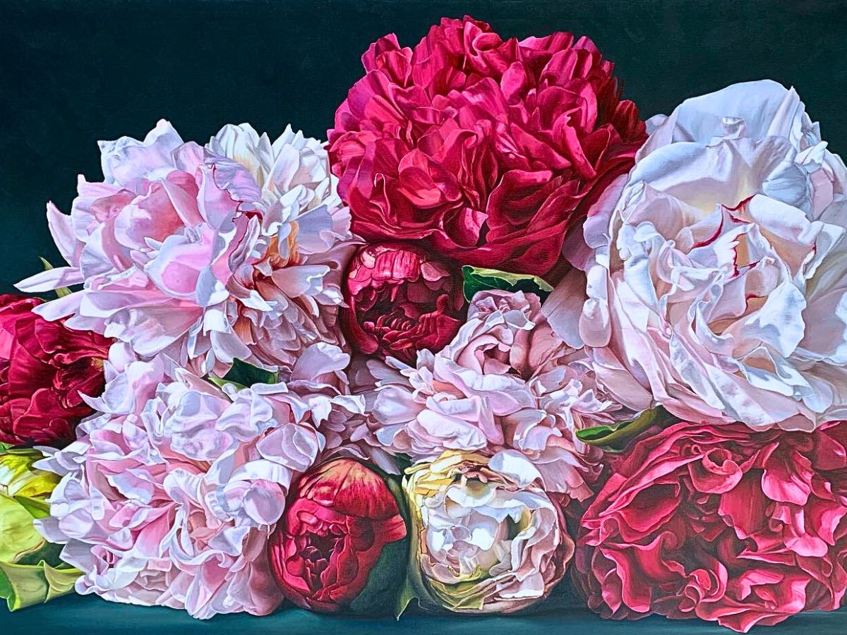 Maria Marta Morelli and Her Fascination With Bringing Flowers Like Peonies to Life on Canvas