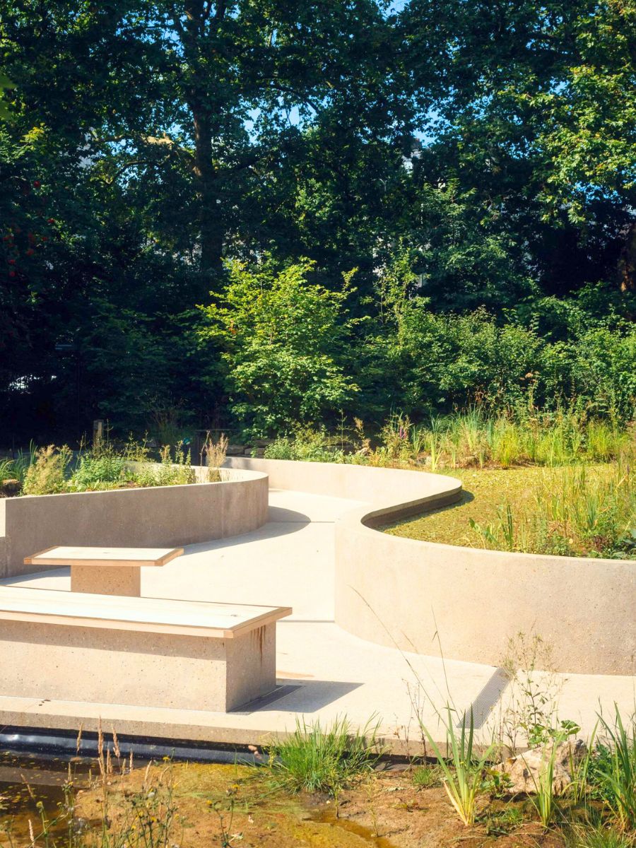 Green living spaces at Natural History Museum Gardens