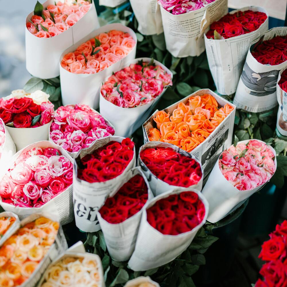 Bouquet for sale at local flower shop