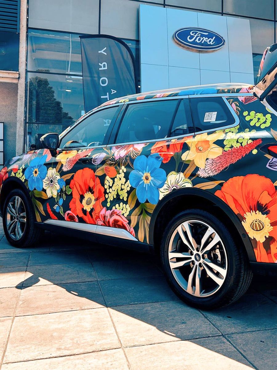 Floral Design for Ford Chile by Jo Jimenez