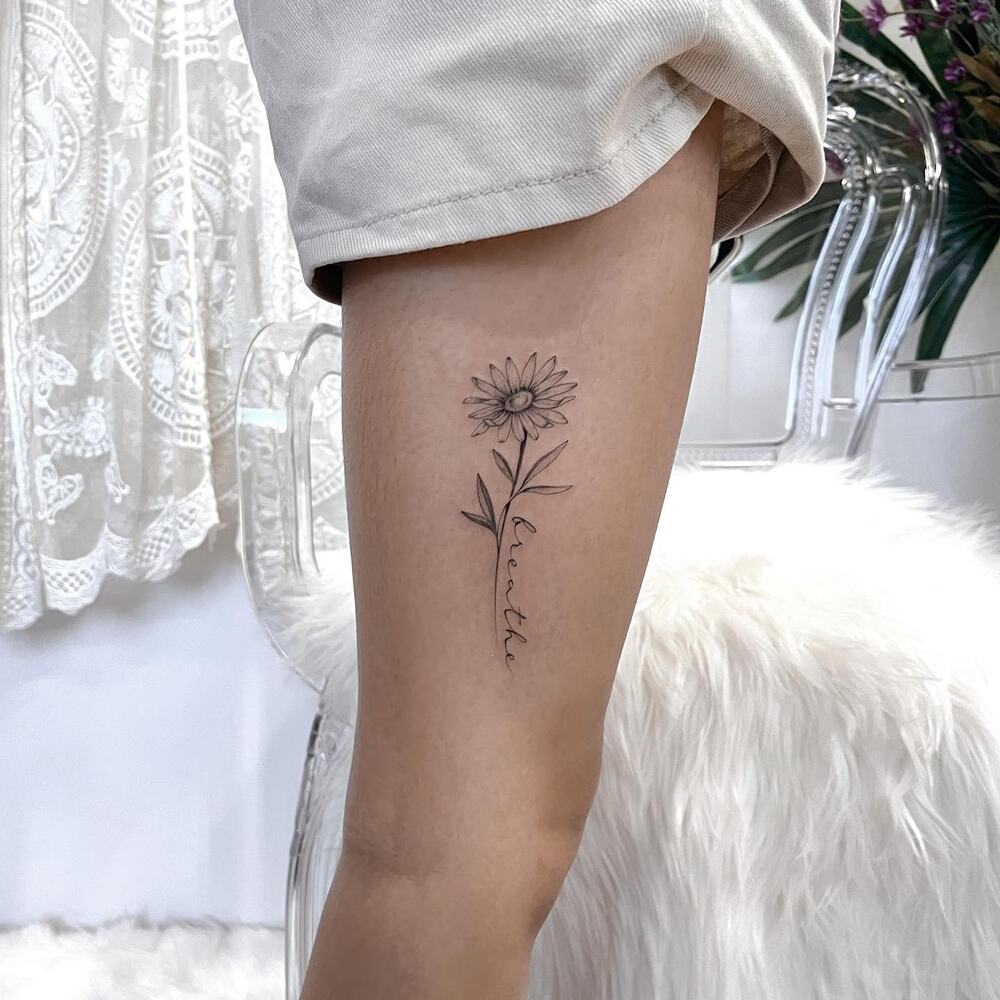 Perfect body morning glory tattoo art - september birth flower  