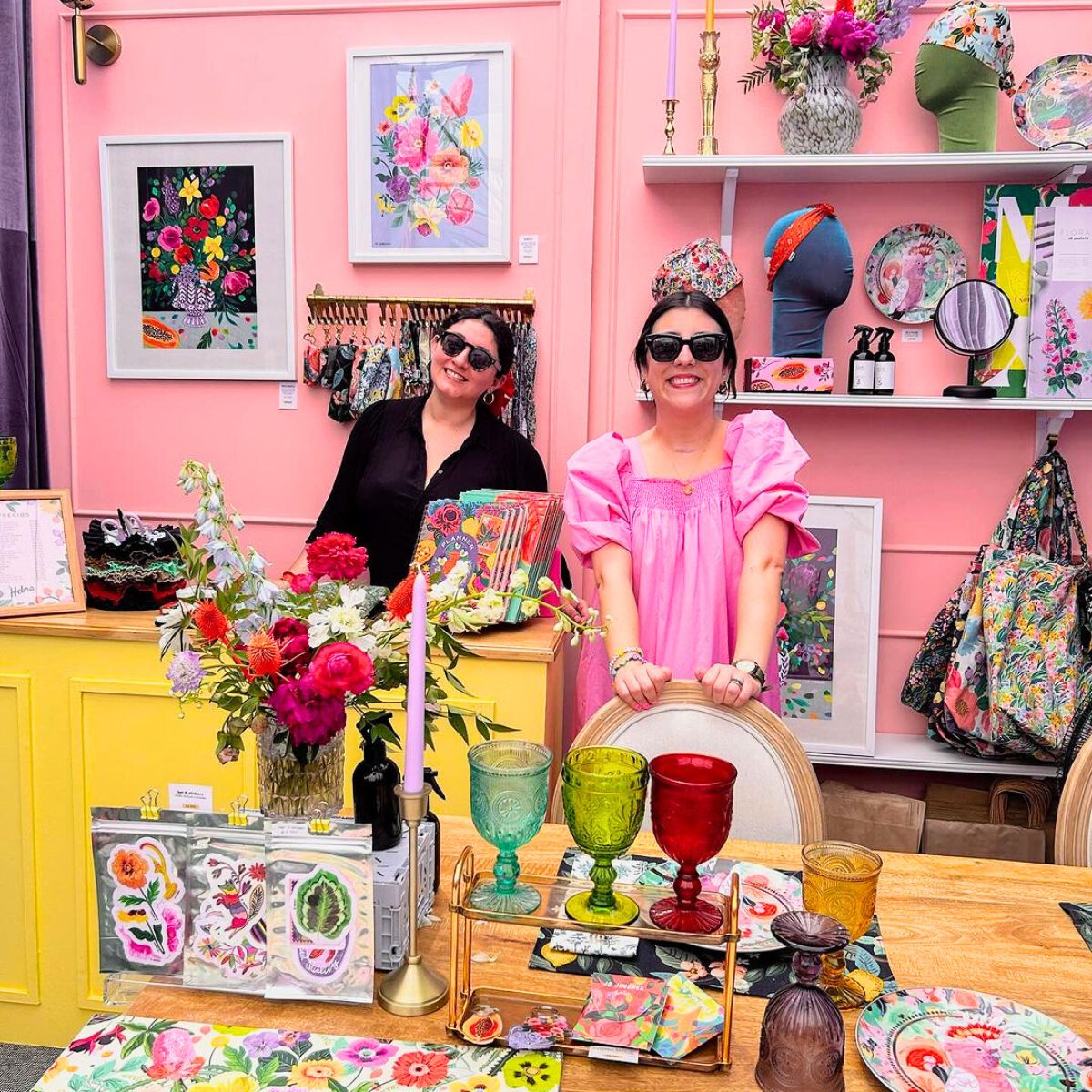 Jo Jimenez selling her products at a fair