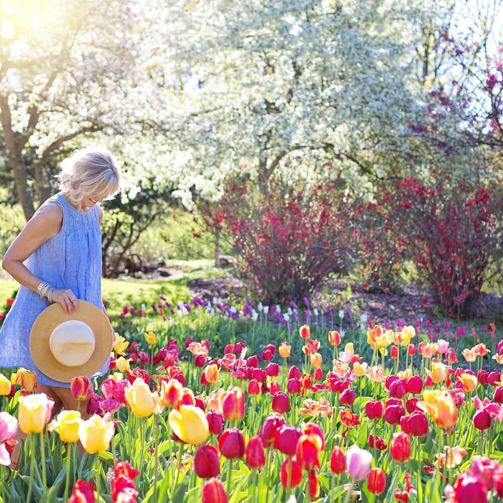 Flower gardening at home