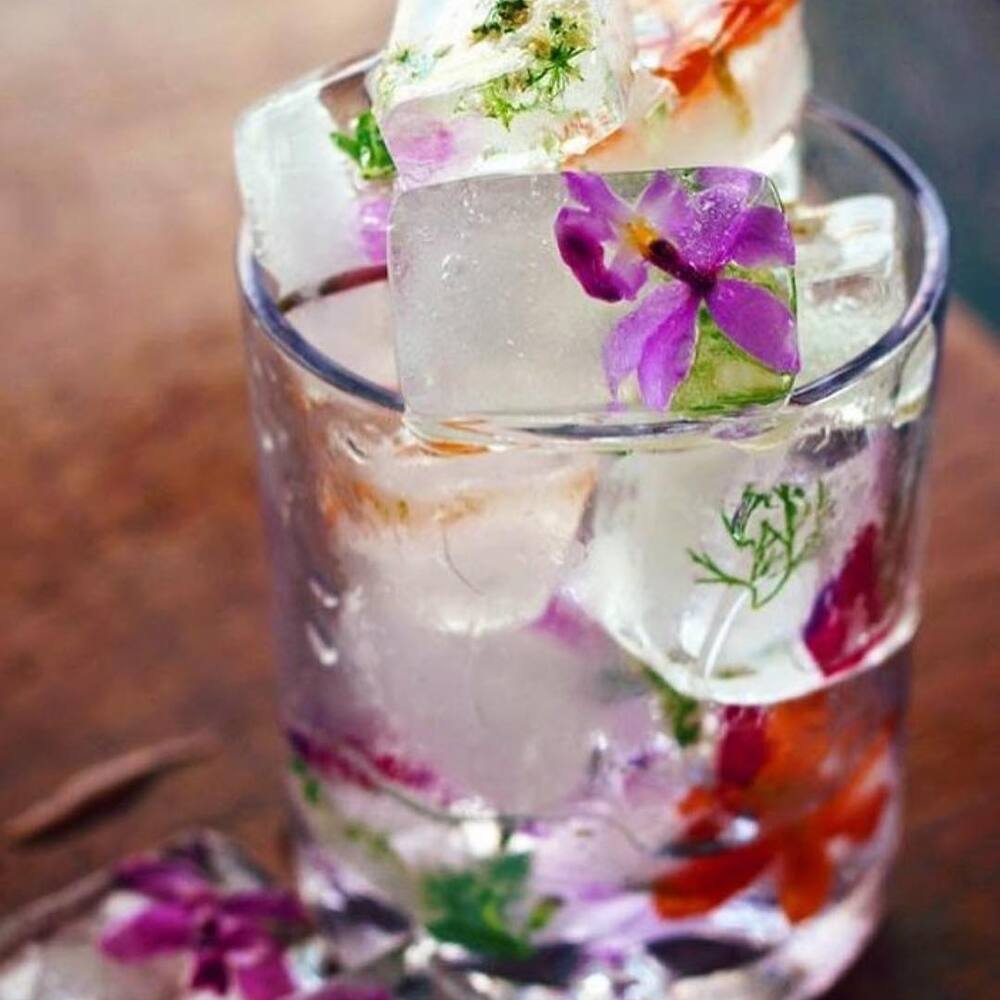 Edible Flower Ice Cube