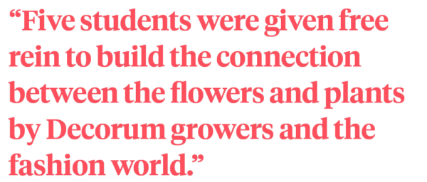 Floriculture Connects With Fashion at The Hague Fashion Week quote