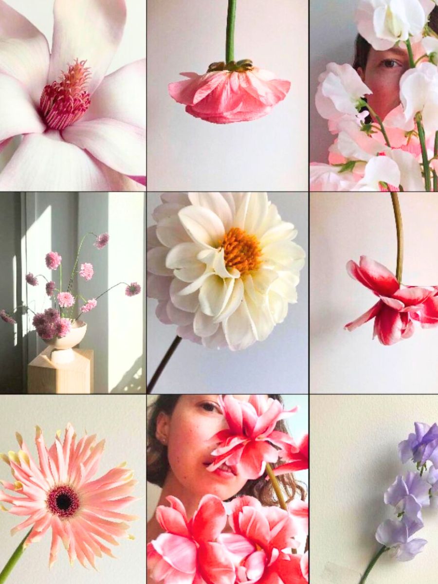 Liza Langen flower collage