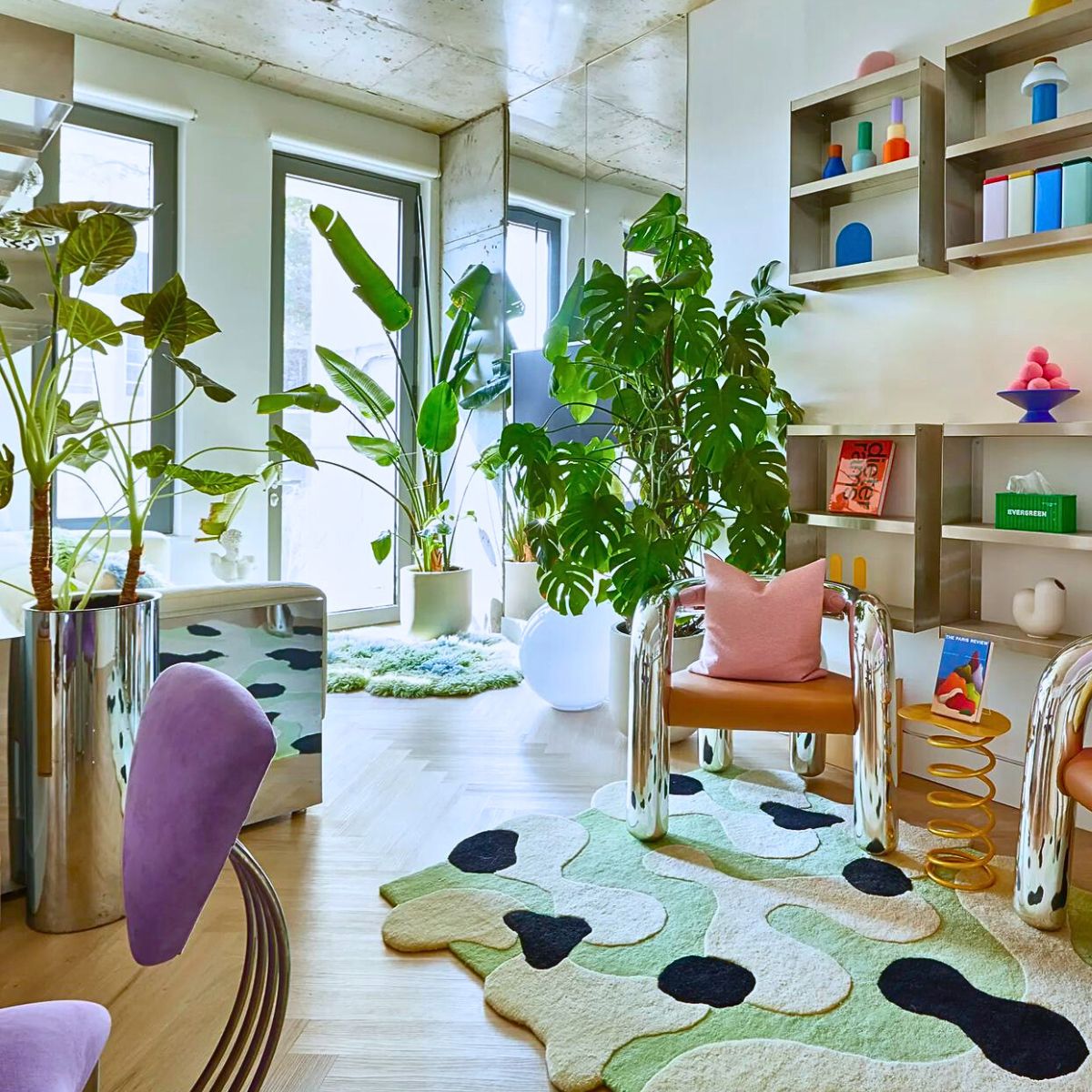 Houseplants and Interior Plants for an Exquisite Postmodern Interior Design