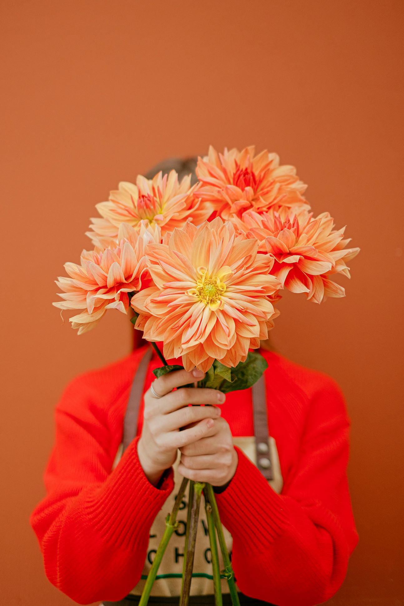 Orange Flower with florist