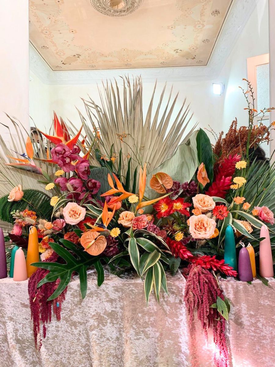 Tropical floral design by Casa Selva