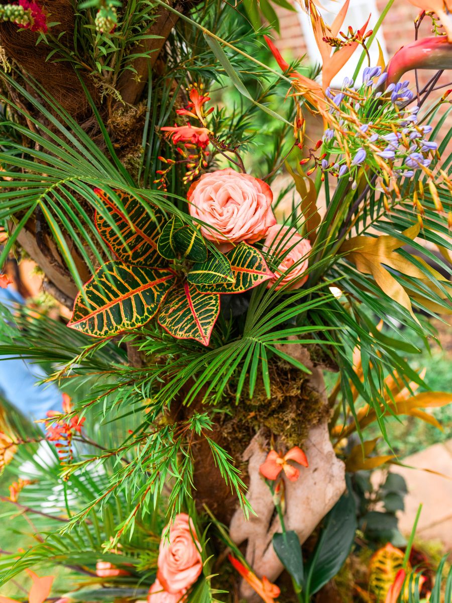 Detail of flowers and plants by Helen Chambers